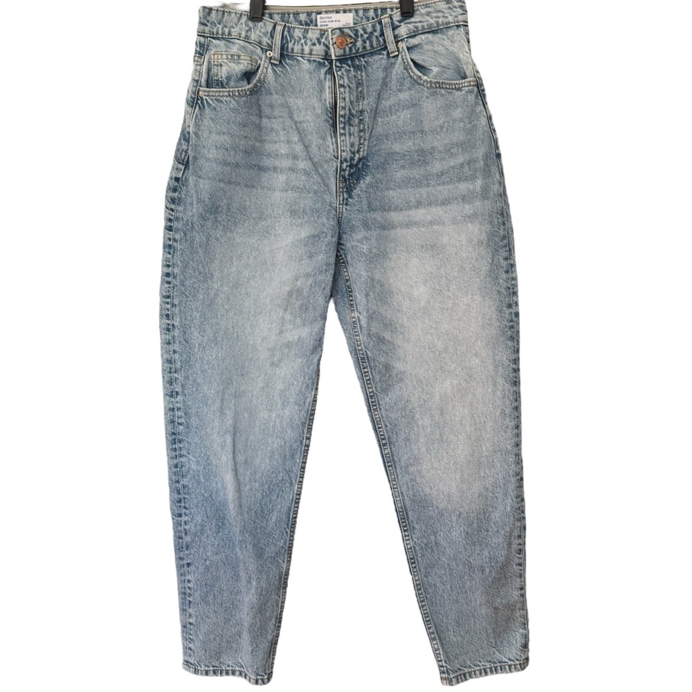 Bershka The Mom Denim Collection Olivia 100% Cotton Jeans, 8, EUC, Straight Leg